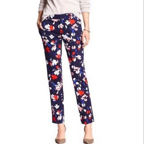 Banana Republic Flowered Pants - Picture 1 of 5